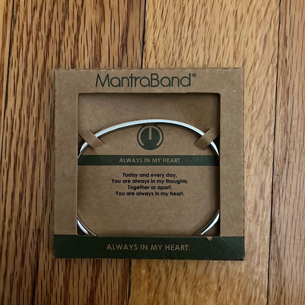 Mantraband Sterling Silver Bracelet